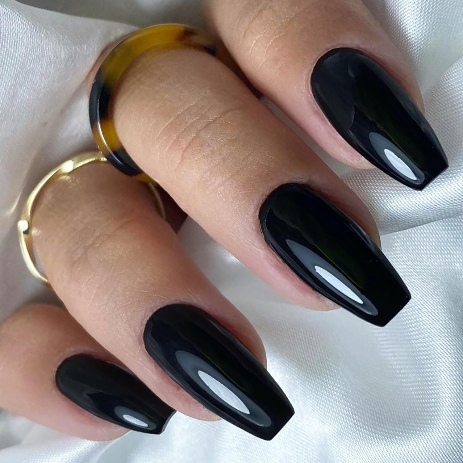 None Visual Idea None Visual Idea — Black Nails