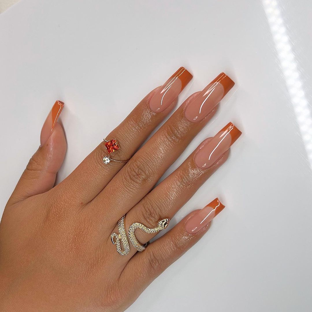 None Visual Idea — Long Square Nails