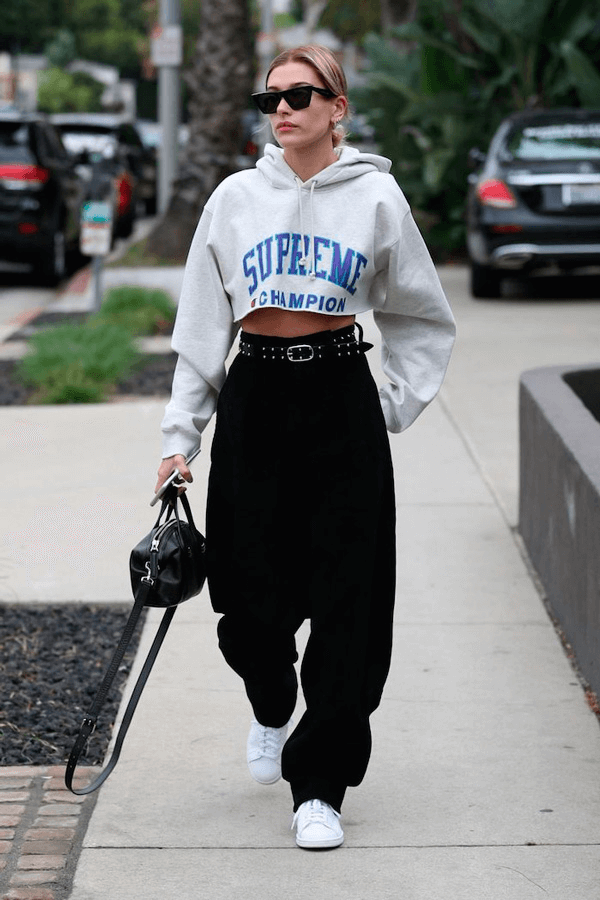 Bold Logo Hoodie with Wide-Leg Pants for Casual Cool — Streetwear Outfits