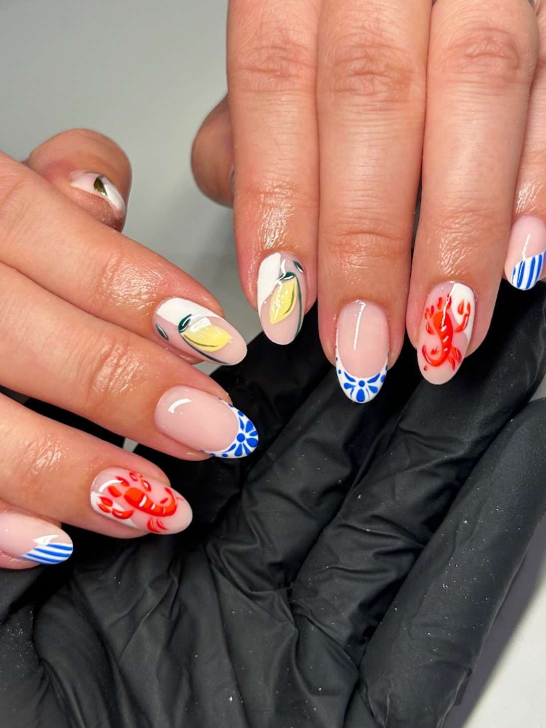 Summer Nautical Visual Idea — Aesthetic Nails