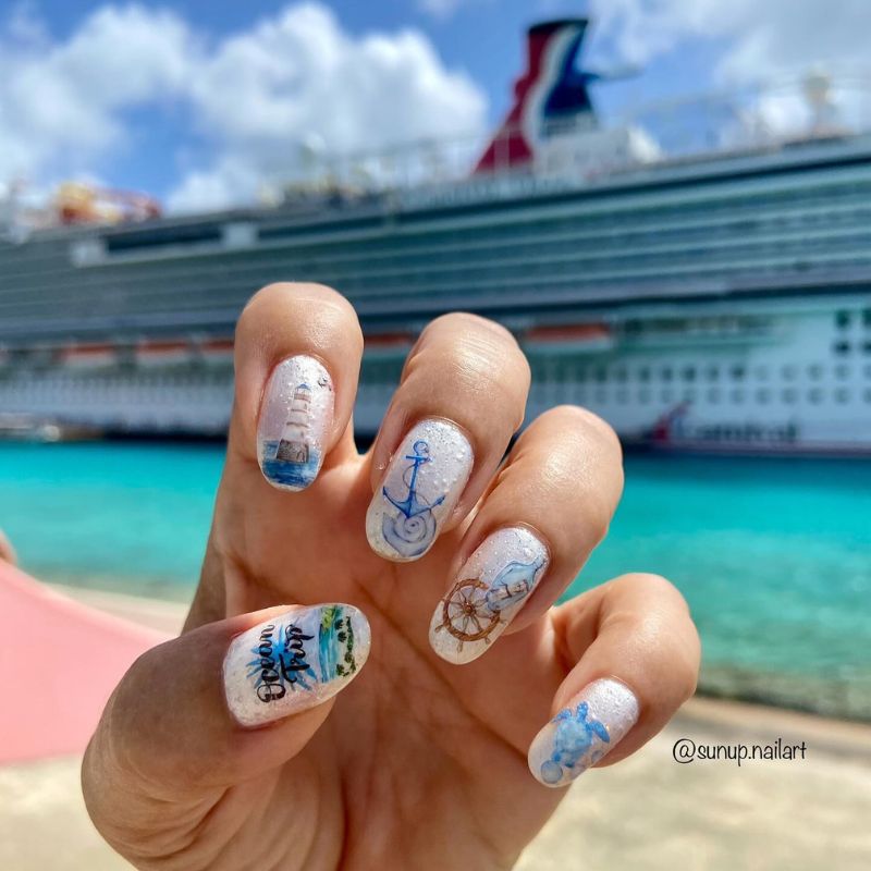 Detailed Nautical Illustrations Detailed Nautical Illustrations — Cruise Nails