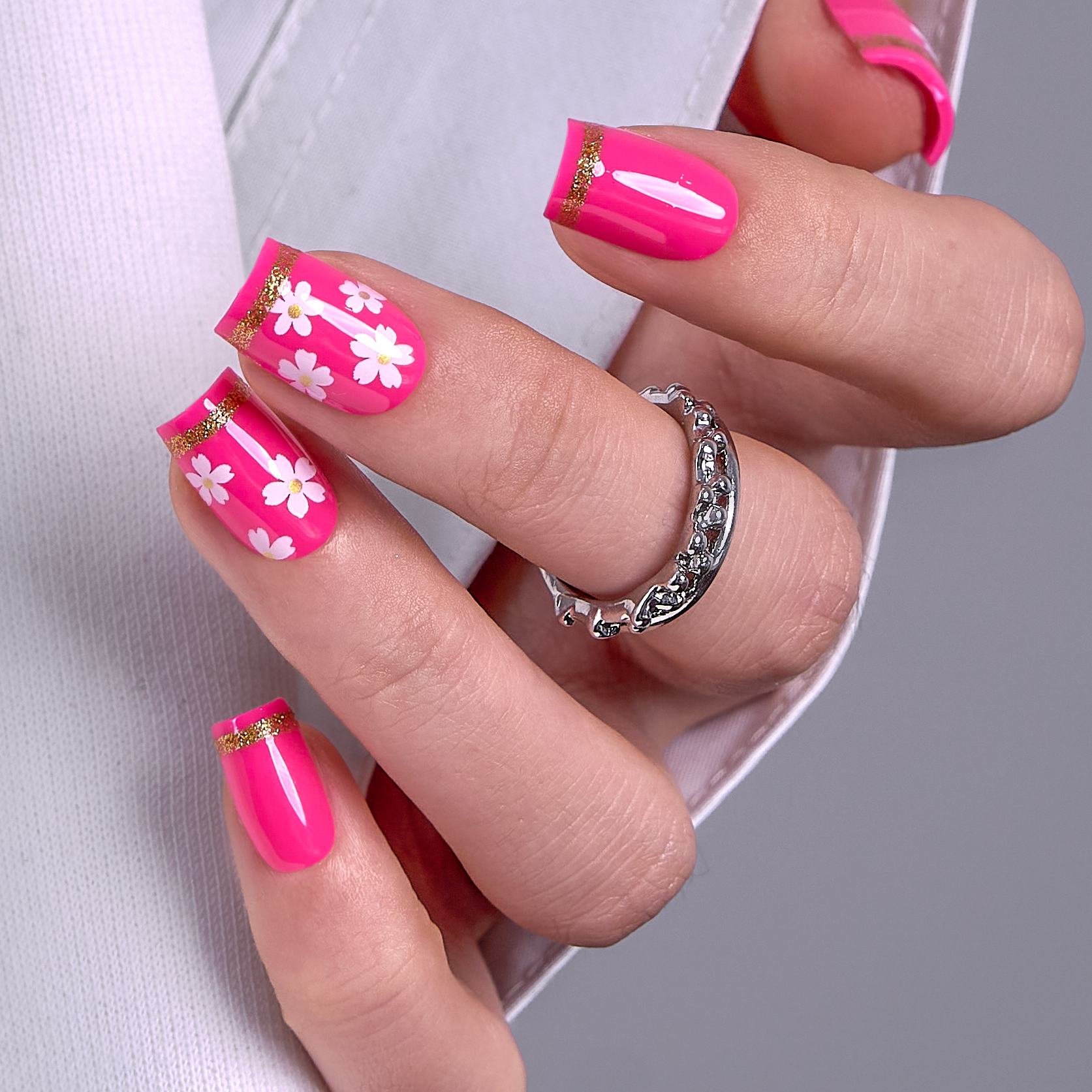 Spring Summer Playful Visual Idea — Acrylic Nails