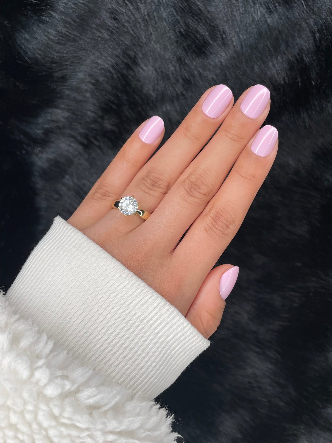 Classic Pale Pink Squoval — Wedding Guest Nails