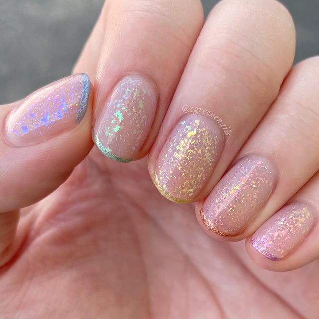 Spring Playful Visual Idea Spring Playful Visual Idea — Micro French Nails