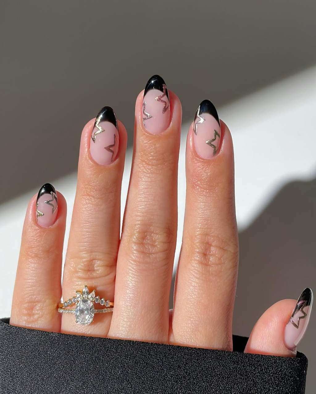 Black French Tip Nails: 24 Stunning Designs for Every Aesthetic