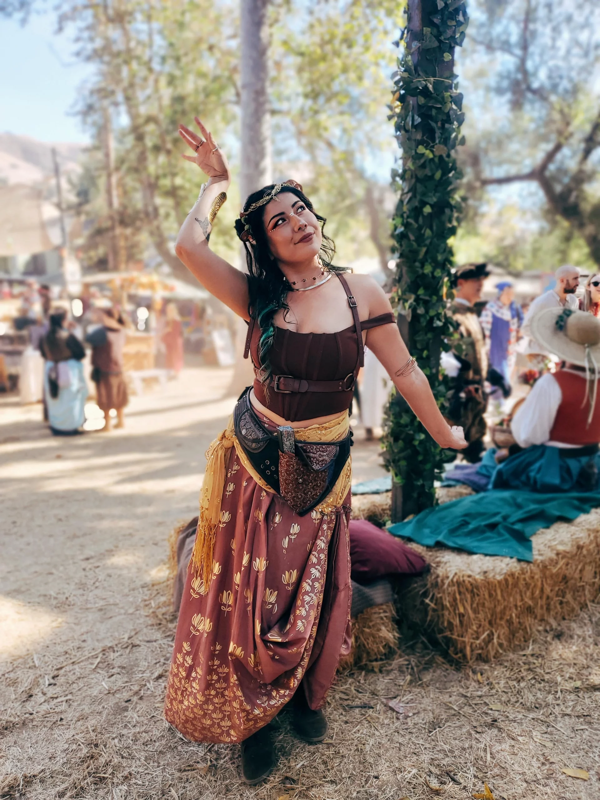 Velvet Silk Leather Outfit Idea — Renaissance Faire Outfits