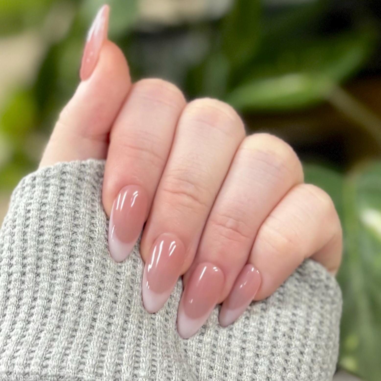Milky Pastel Pink French Milky Pastel Pink French — Pink French Tip Nails