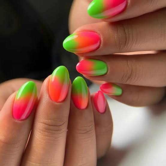 Gradient Visual Idea — Neon Nails