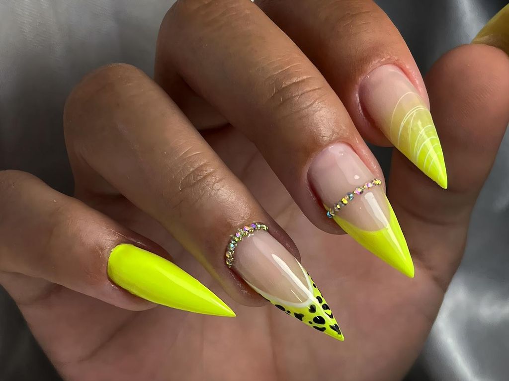 Bold Statement Visual Idea — Stiletto Nails