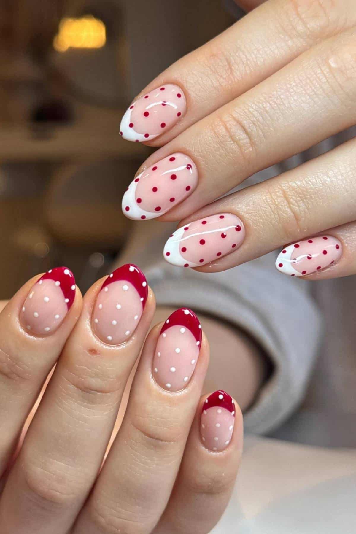 Classic Versatile Visual Idea — Polka Dot Nails