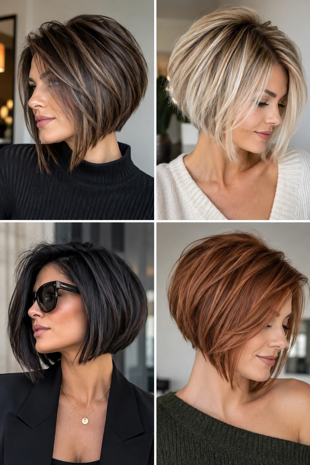 27 Stacked Angled Bob Haircuts for Modern Women