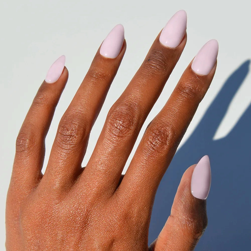 Pale Lilac Glossy Stiletto Nails Pale Lilac Glossy Stiletto Nails — Nails for Brown Skin