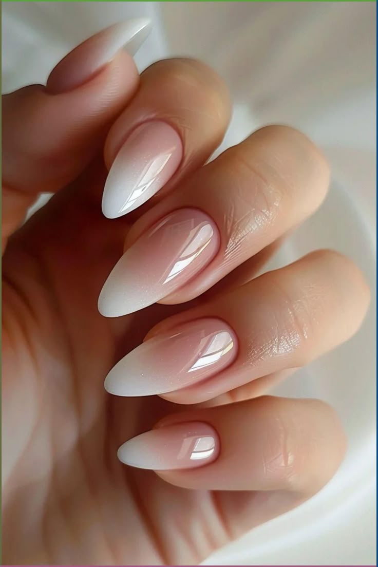 Pink to Light Blue Shimmering Cat-Eye Pink to Light Blue Shimmering Cat-Eye — Ombre Nails