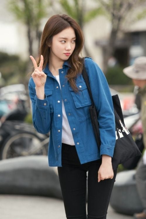 Casual Blue Denim Utility Jacket Street Style Casual Blue Denim Utility Jacket Street Style — Korean Outfits