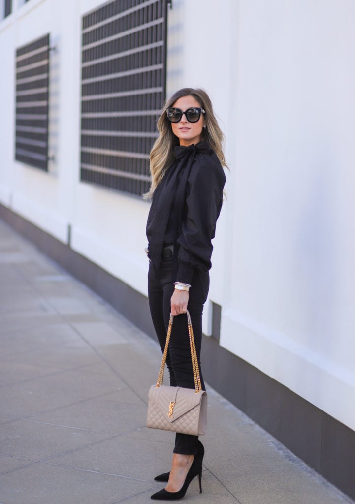 Monochromatic Power: All-Black Ensemble with a Sharp Blazer Monochromatic Power: All-Black Ensemble with a Sharp Blazer — Business Casual Outfits