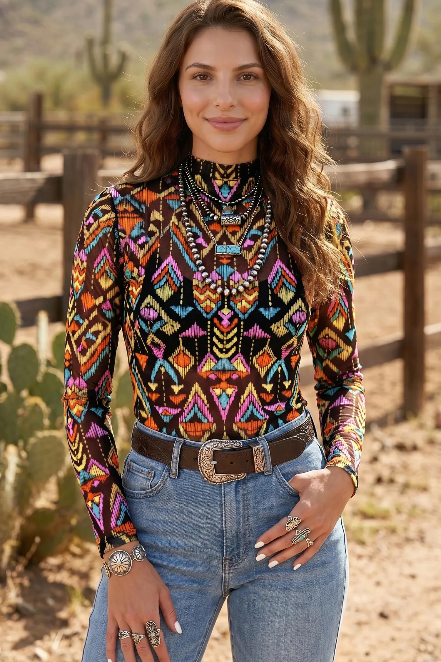 White Tee and Wide-Leg Jeans with Multiple Western Belts White Tee and Wide-Leg Jeans with Multiple Western Belts — Western Outfits
