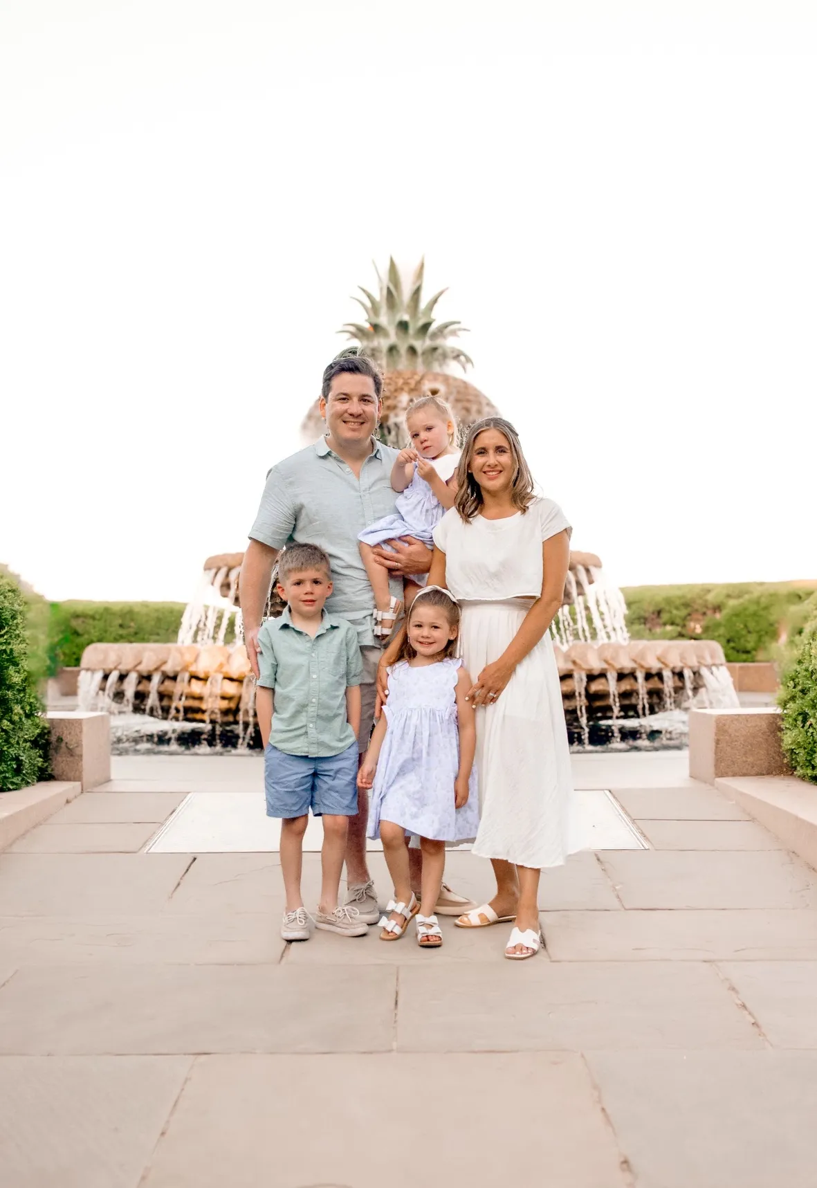 Nautical Nod: Light Blue and White Coordinated Family Outfits Nautical Nod: Light Blue and White Coordinated Family Outfits — Family Photo Outfits