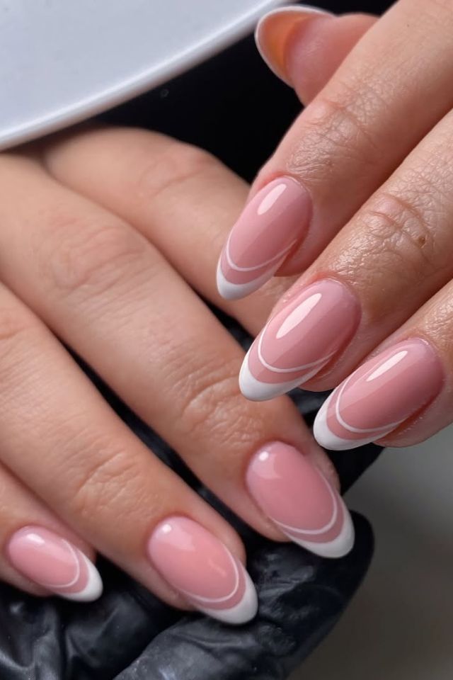 Clean Visual Idea — Double French Nails