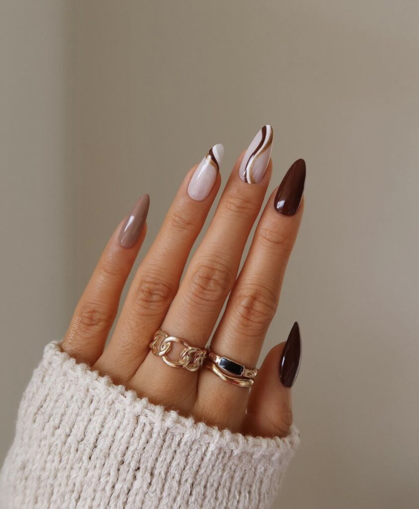 Visual Idea — Some Nails Are A Solid Visual Idea — Some Nails Are A Solid — Brown Nails
