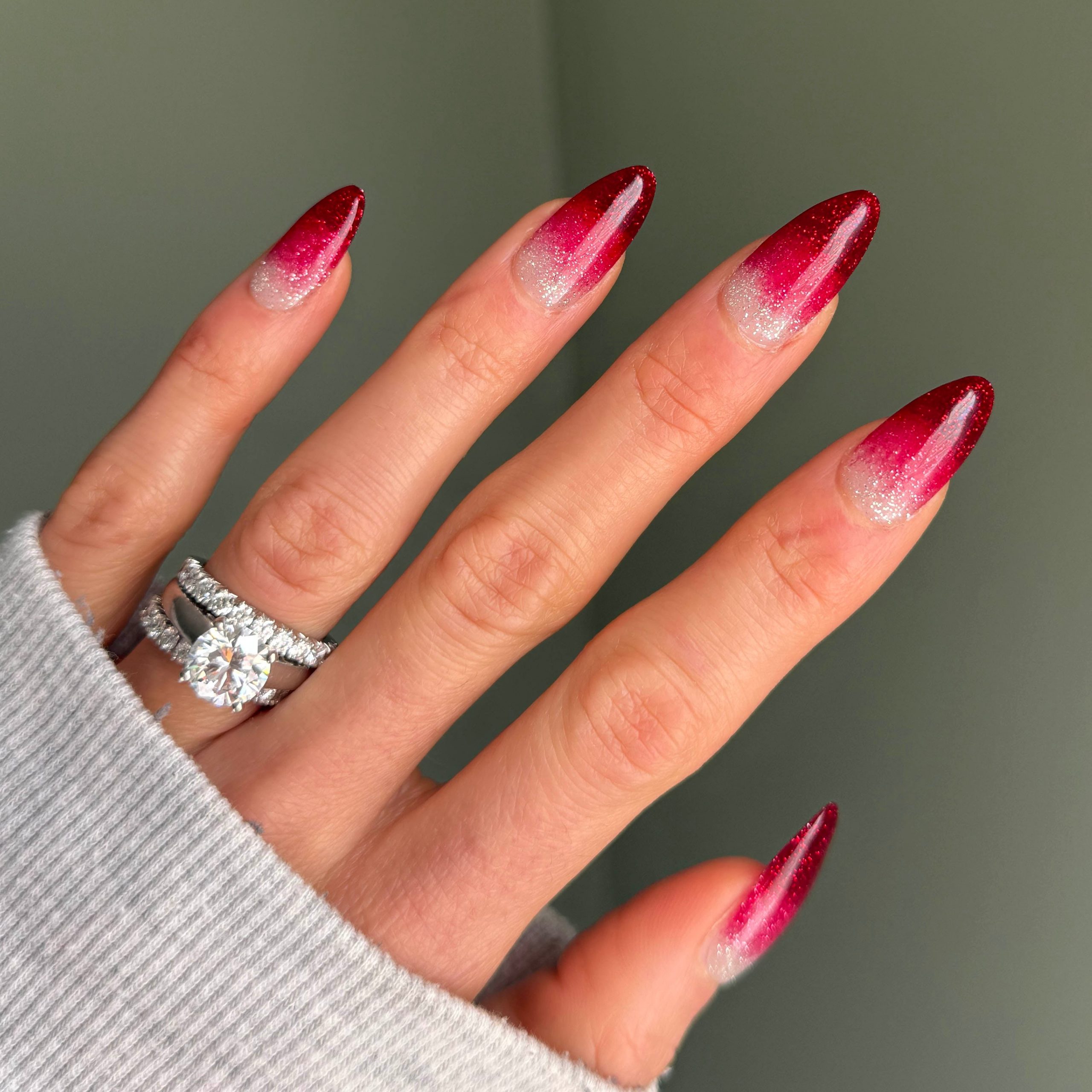 Glitter Ombre Effect Visual Idea — Glitter Nails