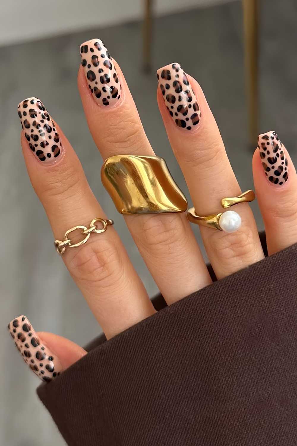 All-Over Leopard Print Classic Glossy Leopard Square Nails All-Over Leopard Print Classic Glossy Leopard Square Nails — Leopard Print Nails
