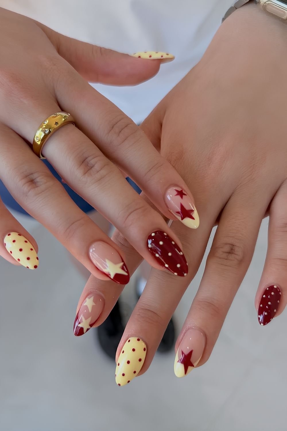 Playful Visual Idea — Polka Dot Nails