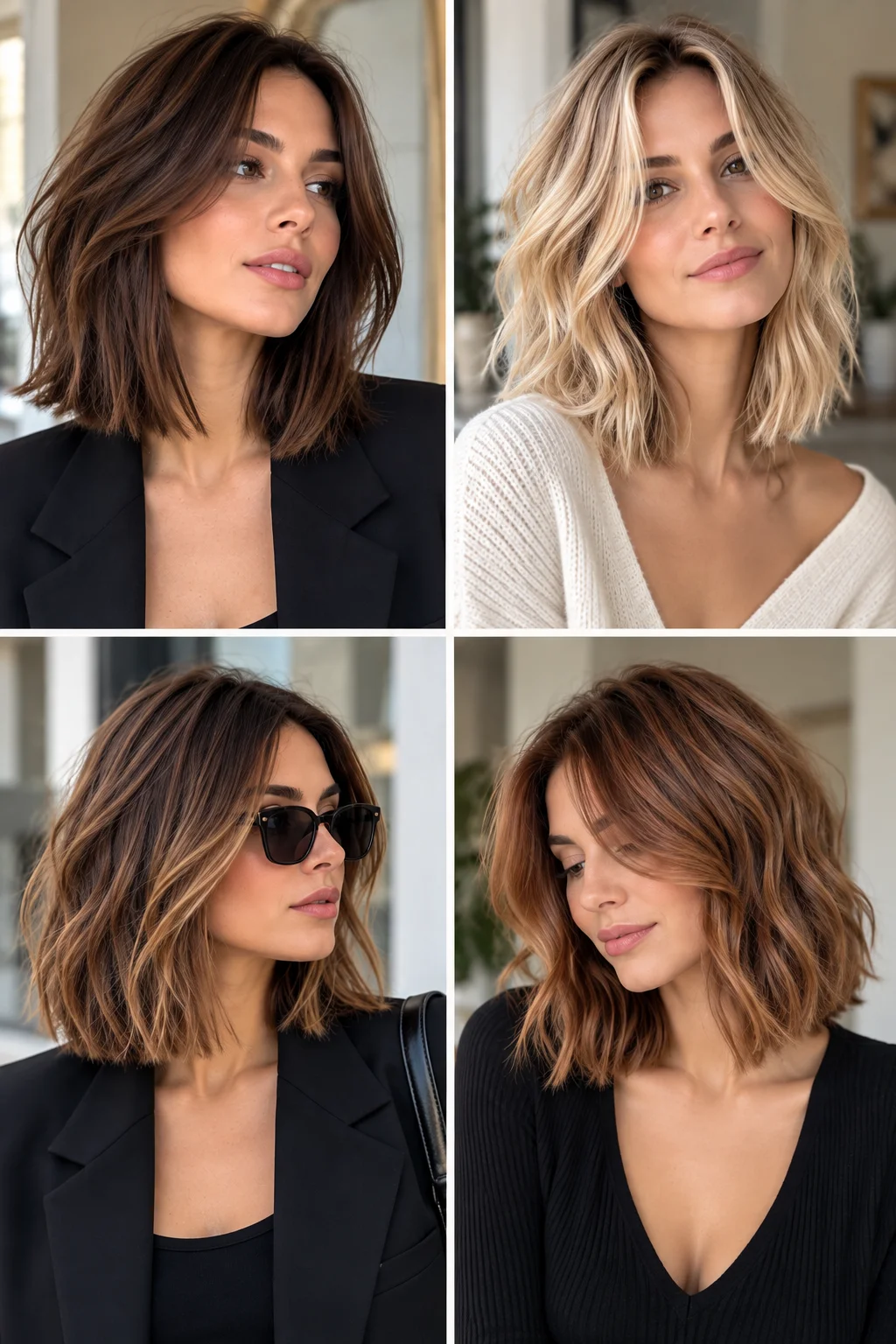 30 Collarbone Lob Haircuts for an Effortlessly Chic Look