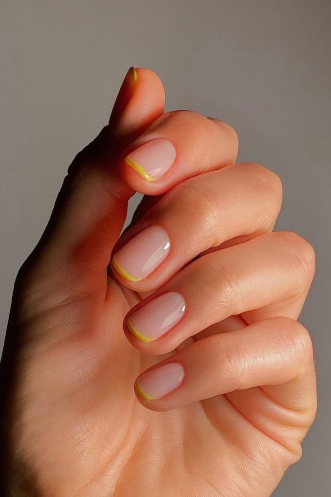 Summery Visual Idea Summery Visual Idea — Micro French Nails