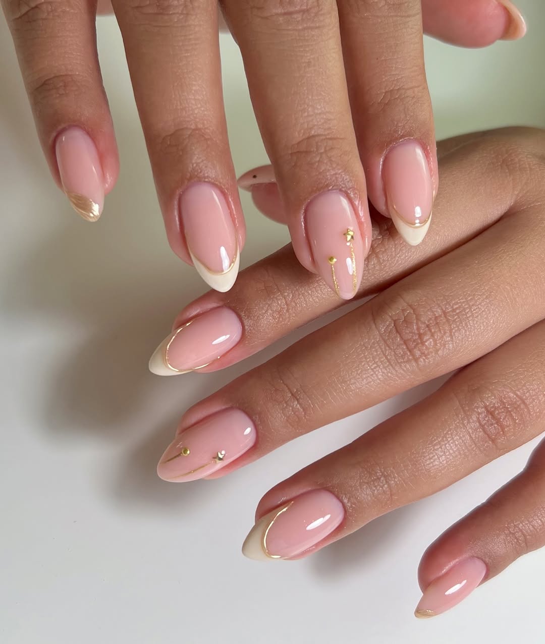 Classic Elegant Visual Idea — Builder Gel Nails