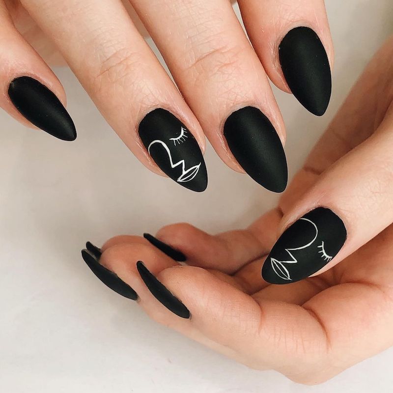 Matte Visual Idea Matte Visual Idea — Black Nails