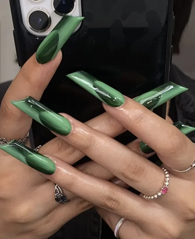 26 Lipstick Nails: The Trendy Nail Shape Everyone Is Talking About