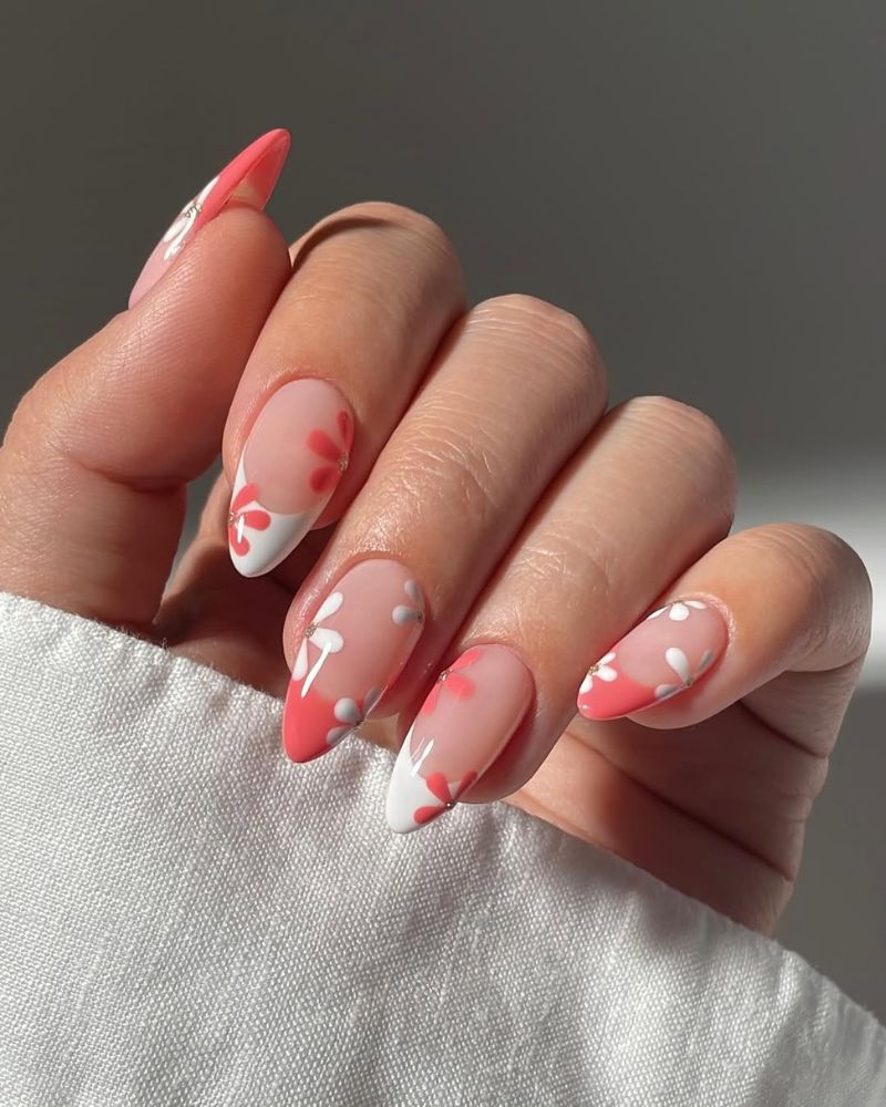 Spring Visual Idea Spring Visual Idea — Coral Nails