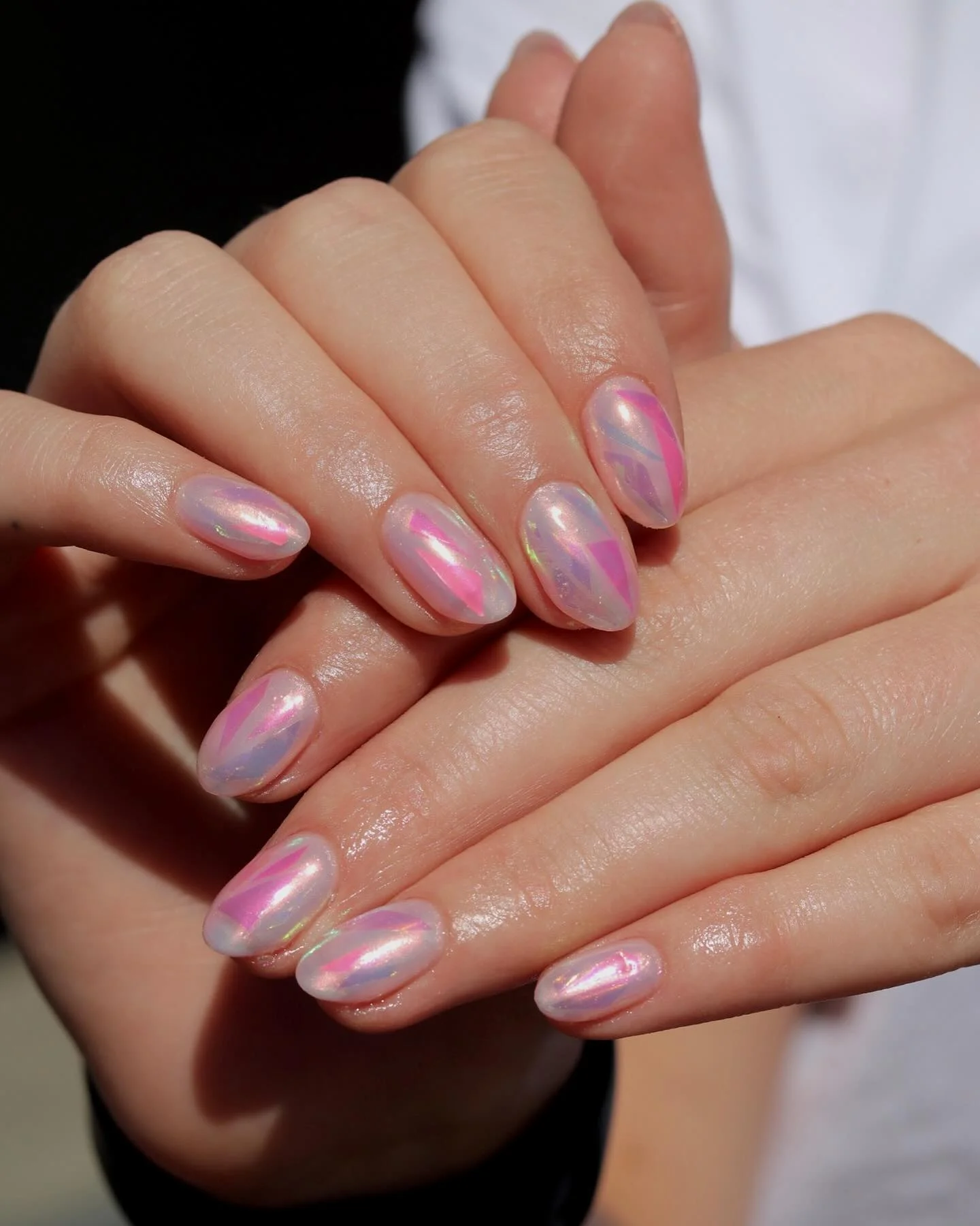 26 Pearl Nails With Iridescent Glossy Elegant Finish: The New Chic Nail Trend