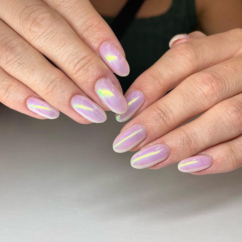 Chrome Visual Idea Chrome Visual Idea — Glazed Donut Nails