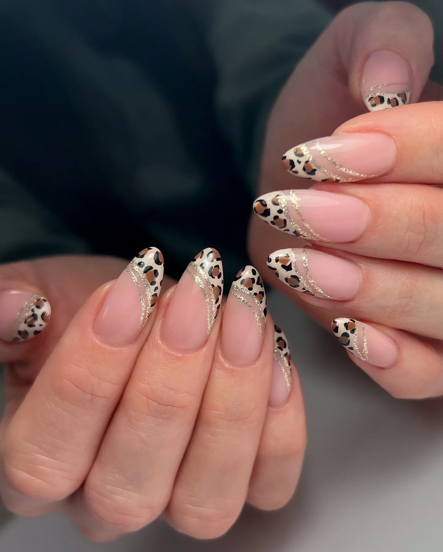 Bold Visual Idea — Gold French Tip Nails