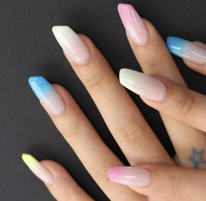 26 Lipstick Nails: The Trendy Nail Shape Everyone Is Talking About