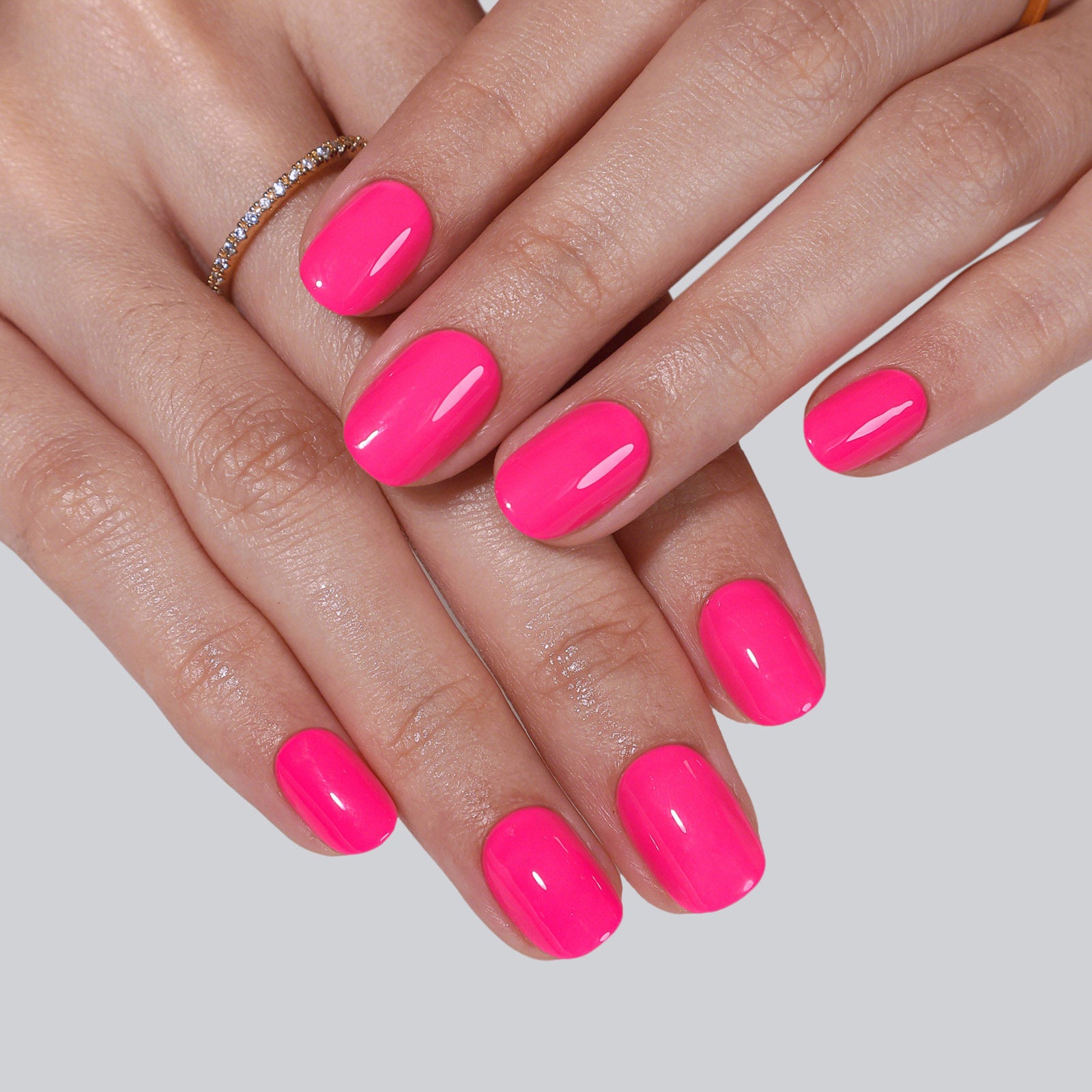 Solid Color Visual Idea Solid Color Visual Idea — Short Nails
