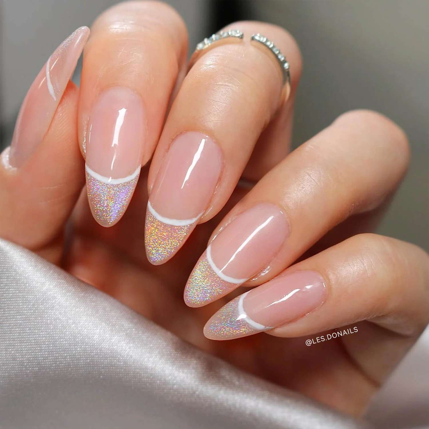 Glossy Holographic Visual Idea Glossy Holographic Visual Idea — Holographic Nails