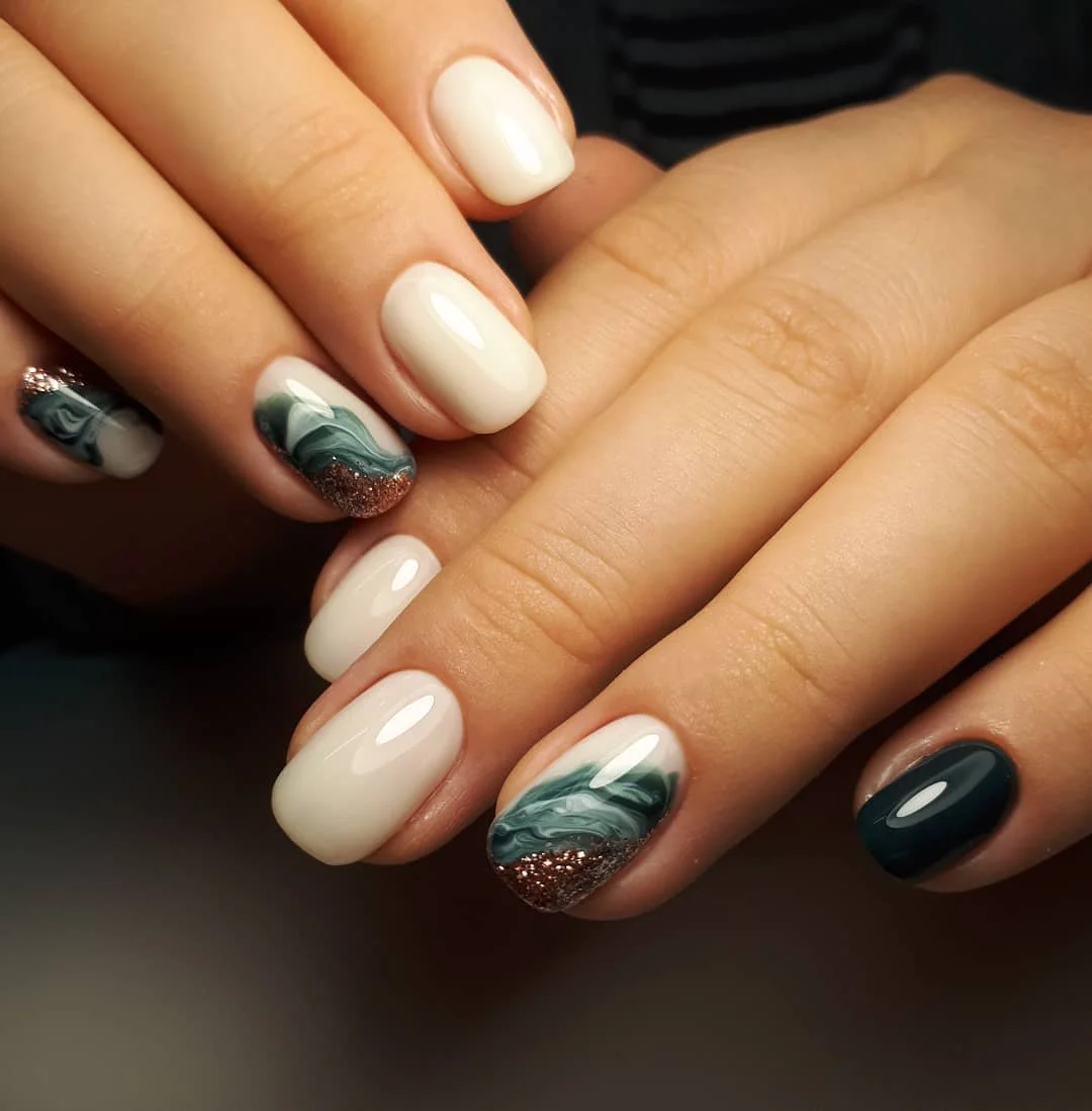 30 Elegant Milky Oval Nails With a Glossy Shine for a Timeless, Feminine Manicure Look