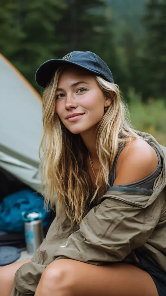Olive Green Jacket for an Effortless Campsite Look Olive Green Jacket for an Effortless Campsite Look — Camping Outfits