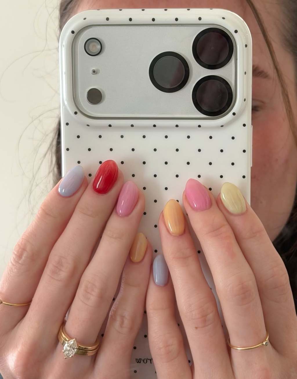 Solid Color No Art Visual Idea — Gel Nails