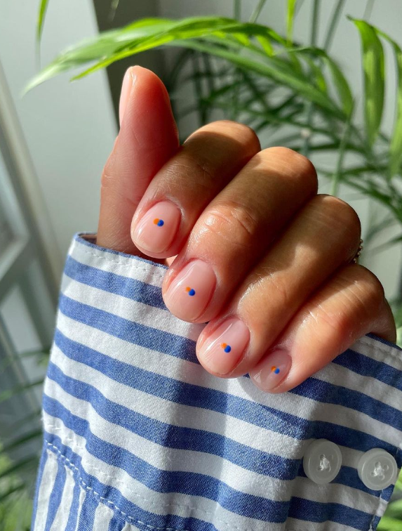 Small Dots Visual Idea Small Dots Visual Idea — Easy Nail Designs