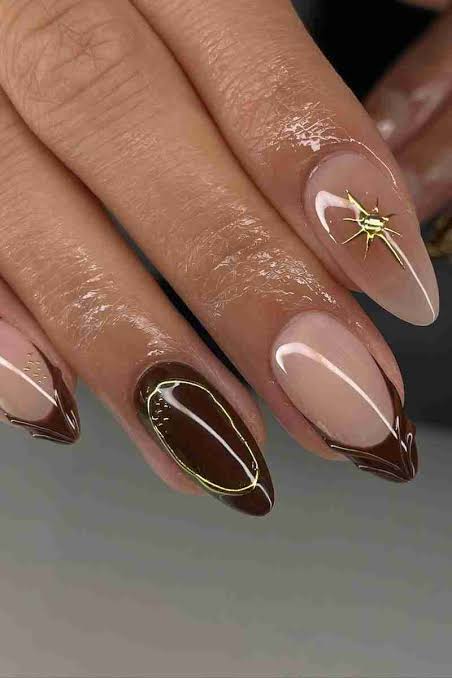 Chrome Visual Idea Chrome Visual Idea — Brown Nails