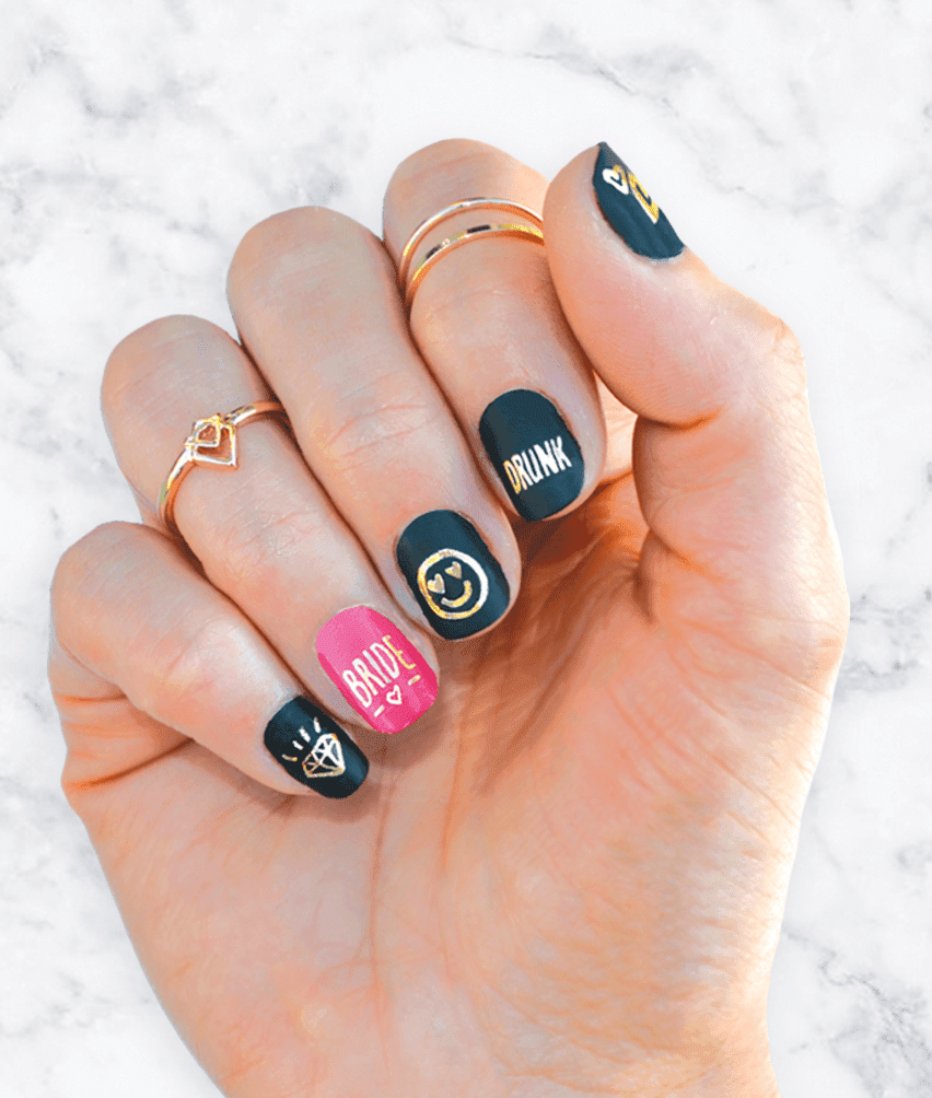 Visual Idea — Bachelorette Nails