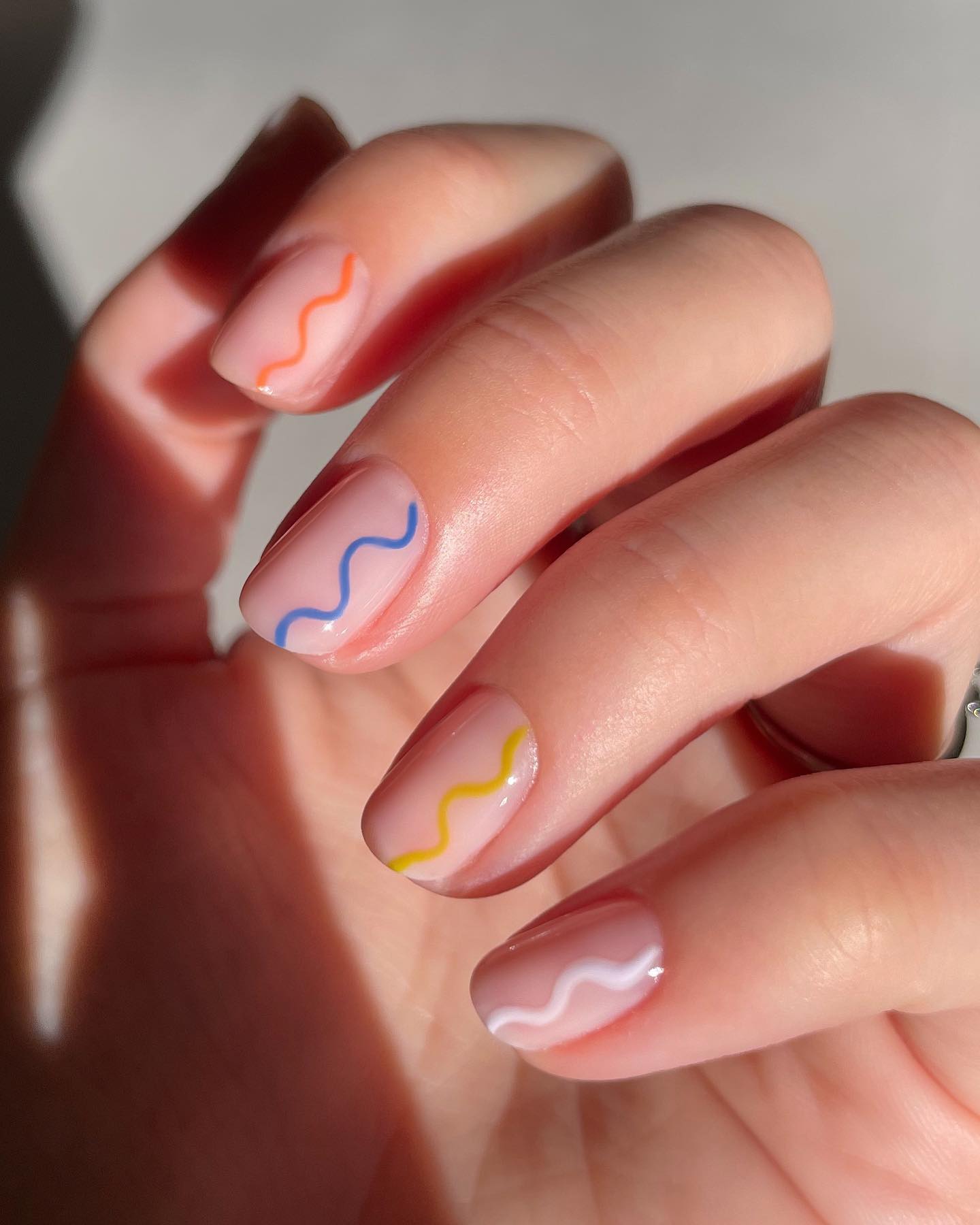 Glossy Visual Idea — Minimalist Nails