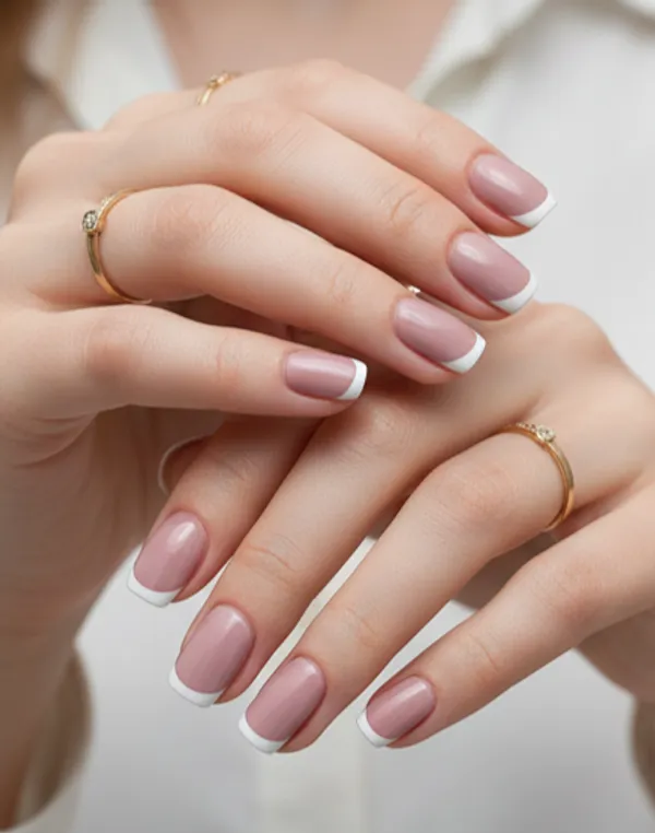 High-Gloss Visual Idea — Mauve Nails