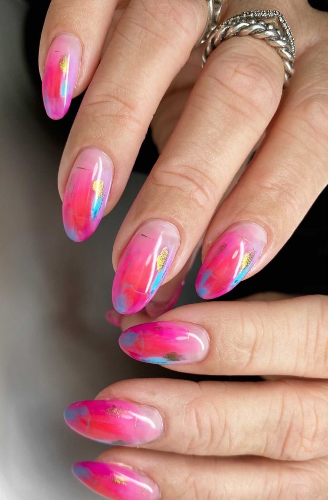 Summer Artistic Visual Idea Summer Artistic Visual Idea — Abstract Nails