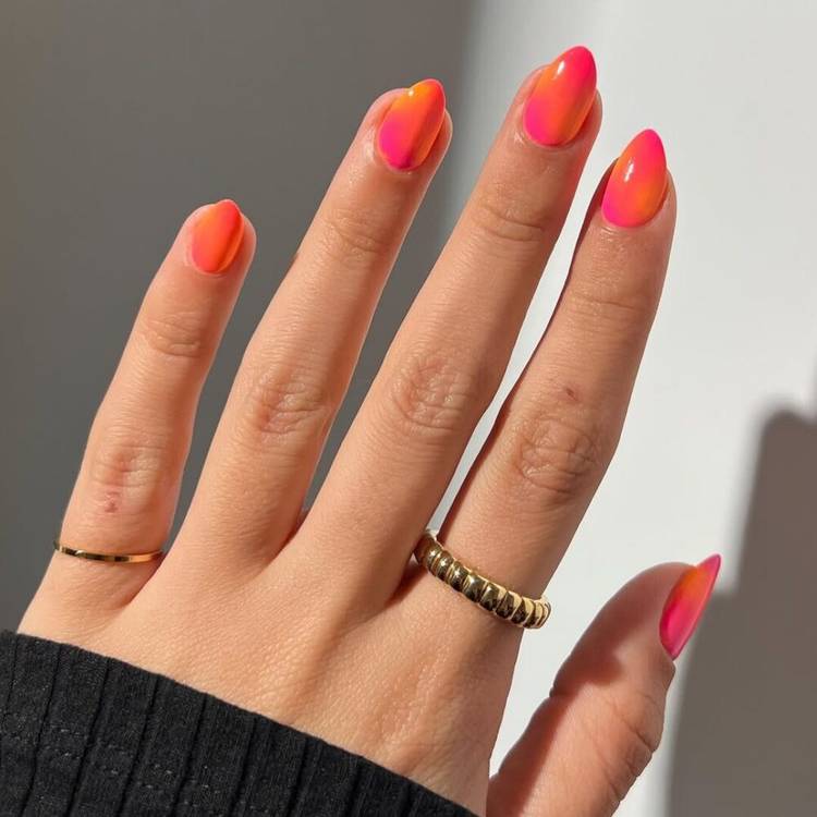 The Single Detail A Reader Notices First Visual Idea — Orange Nails