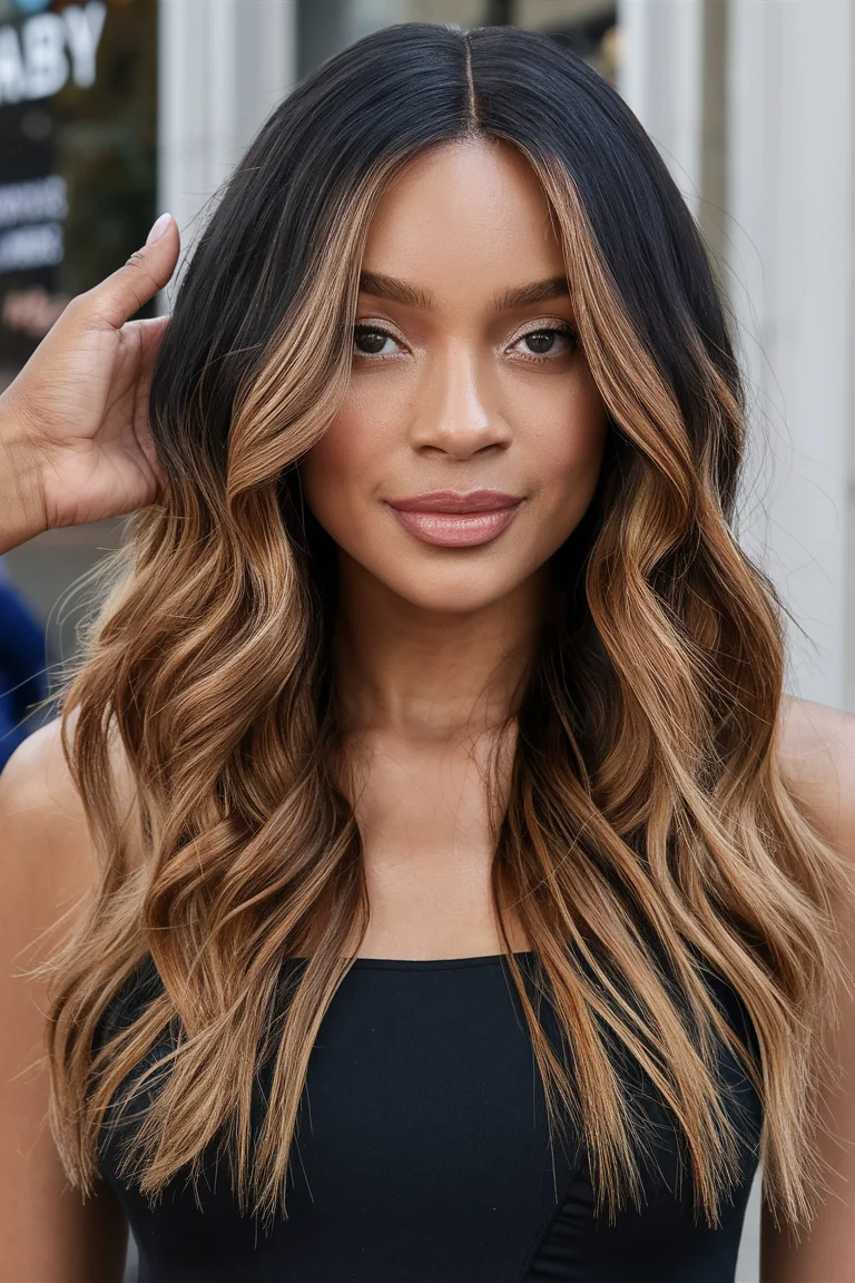 Smoky Caramel-Toned Balayage Long Hair: 22 Gorgeous Ideas for 2026