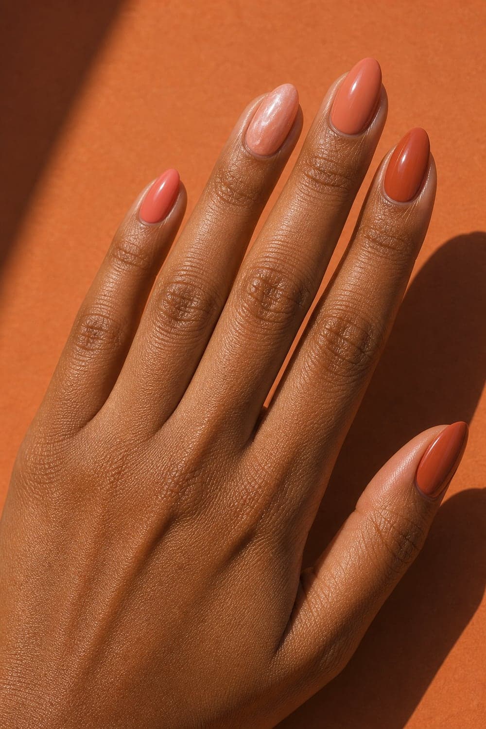 Glossy Shimmer Visual Idea — Nail Colors